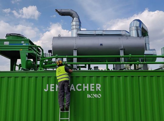 Montaż instalacji technologicznych  w kontenerze układu kogeneracyjnego marki Jenbacher na zlecenie Ferox Energy Systems