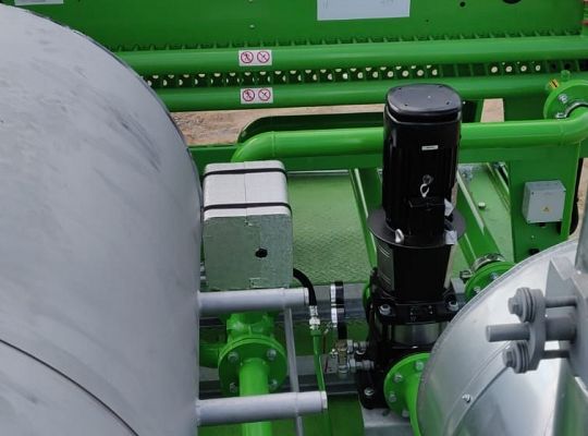 Montaż instalacji technologicznych  w kontenerze układu kogeneracyjnego marki Jenbacher na zlecenie Ferox Energy Systems