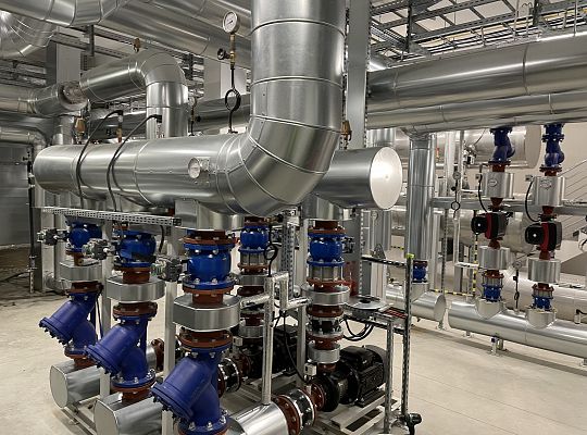 Kogeneracja z pompami ciepła o łącznej mocy 3,3MW