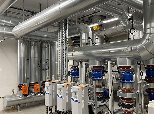 Kogeneracja z pompami ciepła o łącznej mocy 3,3MW
