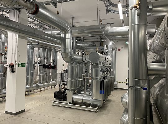 Kogeneracja z pompami ciepła o łącznej mocy 3,3MW