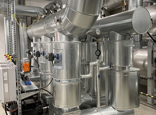 Kogeneracja z pompami ciepła o łącznej mocy 3,3MW