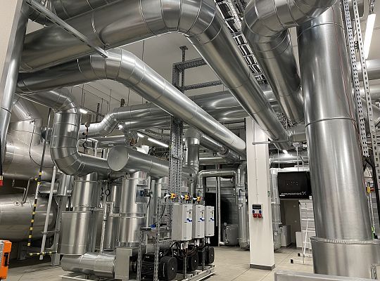 Kogeneracja z pompami ciepła o łącznej mocy 3,3MW