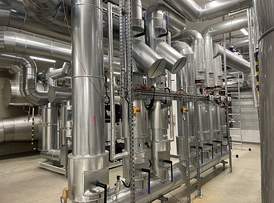 Kogeneracja z pompami ciepła o łącznej mocy 3,3MW