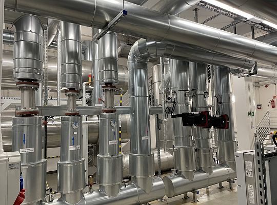 Kogeneracja z pompami ciepła o łącznej mocy 3,3MW