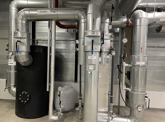 Kogeneracja z pompami ciepła o łącznej mocy 3,3MW
