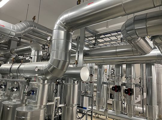 Kogeneracja z pompami ciepła o łącznej mocy 3,3MW
