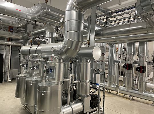 Kogeneracja z pompami ciepła o łącznej mocy 3,3MW