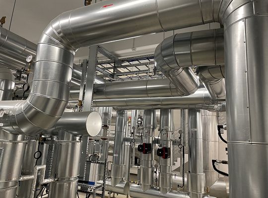 Kogeneracja z pompami ciepła o łącznej mocy 3,3MW