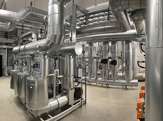 Kogeneracja z pompami ciepła o łącznej mocy 3,3MW