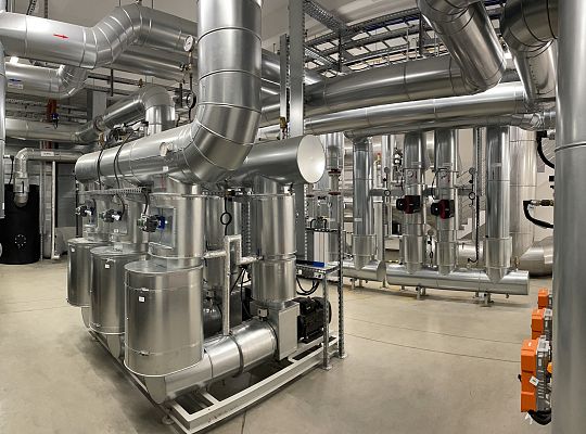 Kogeneracja z pompami ciepła o łącznej mocy 3,3MW