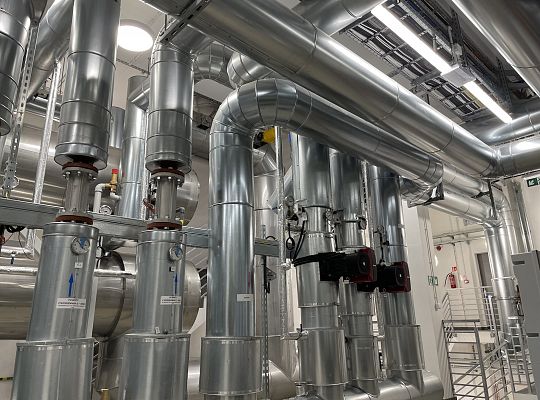 Kogeneracja z pompami ciepła o łącznej mocy 3,3MW